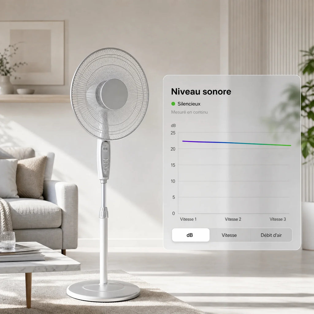 Ventilateur BriseAir Pro — Technologie ClimaFresh™